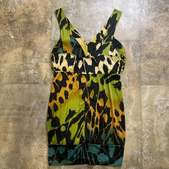 mandee vintage blue green and brown earth toned halter top size small - Picture 4 of 6